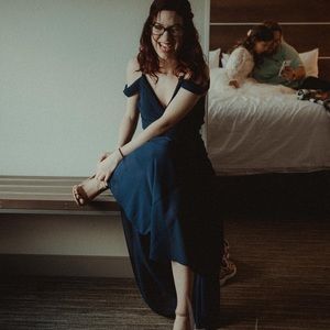 Lulus Navy Bridesmaid Dress